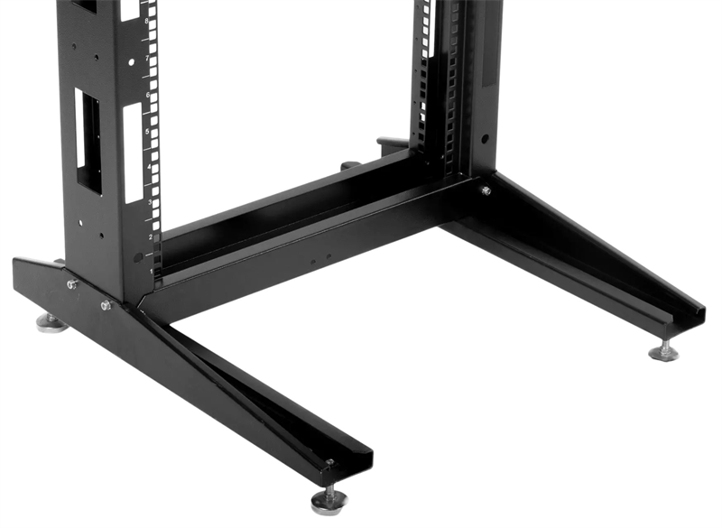 Стойка ЦМО Стойка телекоммуникационная универсальная 42U однорамная, цвет черный