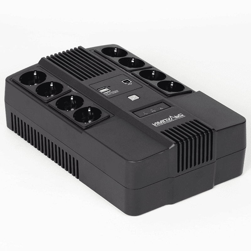 Источник бесперебойного питания Импульс Мастер 800 480Вт 800ВА черный