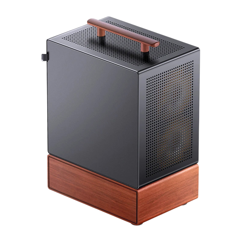 Корпус JONSBO T7, Mini-Tower, TG, no fan, 1xUSB-A 3.0 + 1xUSB-C 3.2, mATX, mITX Black