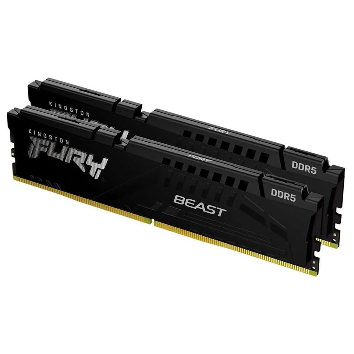 Модуль памяти Kingston 32GB DDR5 5600 FURY Beast Black EXPO Non-ECC Unbuffered DIMM (Kit 2*16gb) 1RX