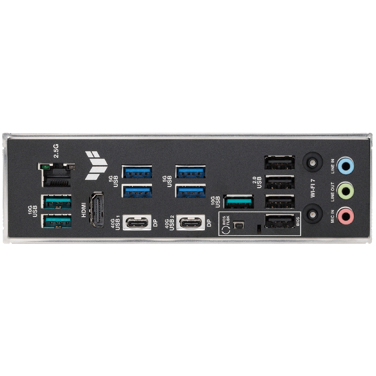 Материнская плата Asus TUF GAMING X870E-PLUS WIFI7 Socket AM5 AMD X870E 4xDDR5 ATX AC`97 8ch(7.1) 2.