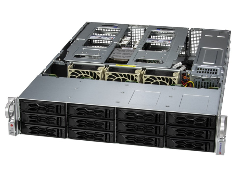 Серверная платформа Supermicro CloudDC A+ Server 2U 2015CS-TNR no CPU(1)AMD EPYC 9004 series/TDP 400