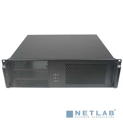 Exegate EX264270RUS Серверный корпус Exegate Pro 3U390-08 <RM 19",  высота 3U, глубина 390, без БП, 