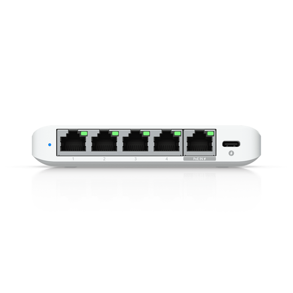 Коммутатор Ubiquiti UniFi Switch Flex Mini 2.5G Compact, 5-port 2.5G switch that can be powered with