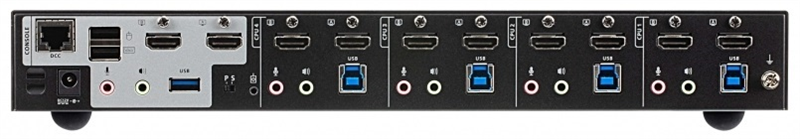 КВМ переключатель ATEN 4-Port USB3.0 4K HDMI Dual Display KVMP Switch
