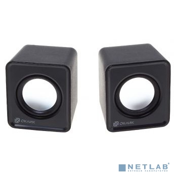 Колонки Оклик OK-331 2.0 черный 6Вт