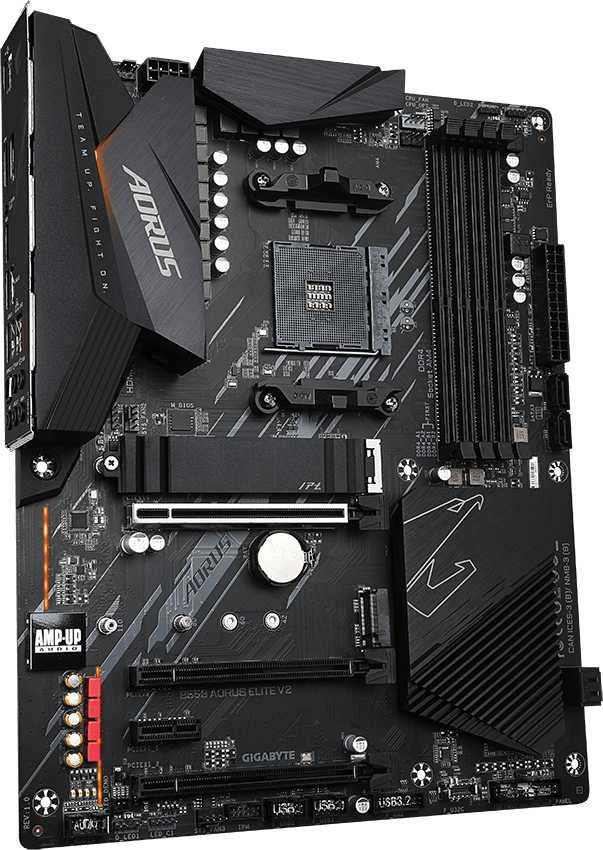 Материнская плата Gigabyte B550 AORUS ELITE V2 Soc-AM4 AMD B550 4xDDR4 ATX AC`97 8ch(7.1) 2.5Gg RAID