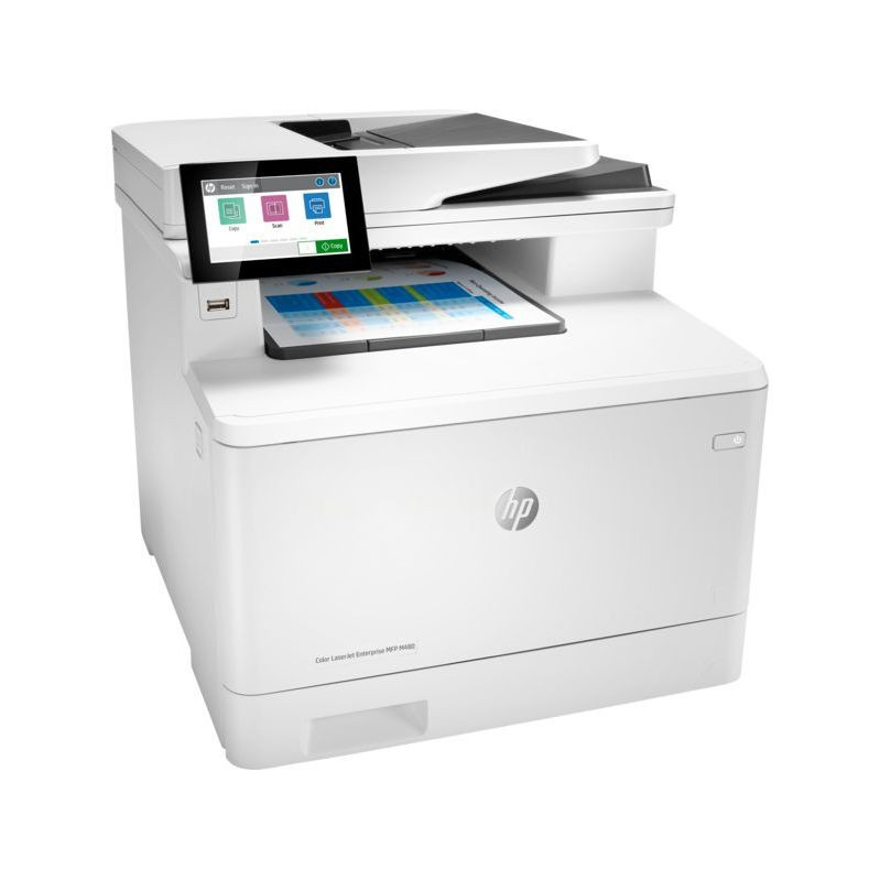 МФУ лазерный HP Color LaserJet Enterprise M480f (3QA55A) A4 Duplex Net белый