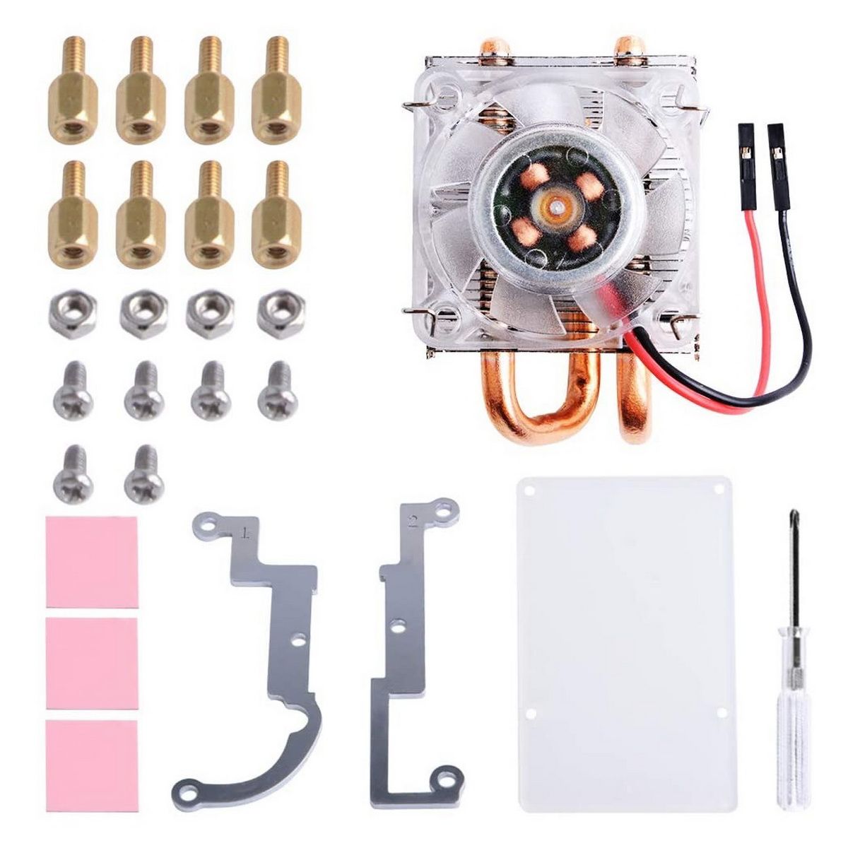 Вентилятор для процессора Raspberry Pi RPI-LPCOOL     Ice Tower CPU for Raspberry Pi, Low Profile