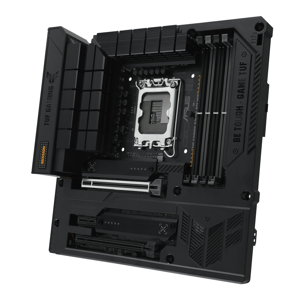 Материнская плата ASUS TUF GAMING B760M-BTF WIFI LGA1700 mATX 4xDDR5 2хPCIEx16 PCIEx1 2xM.2 3xUSB-C 