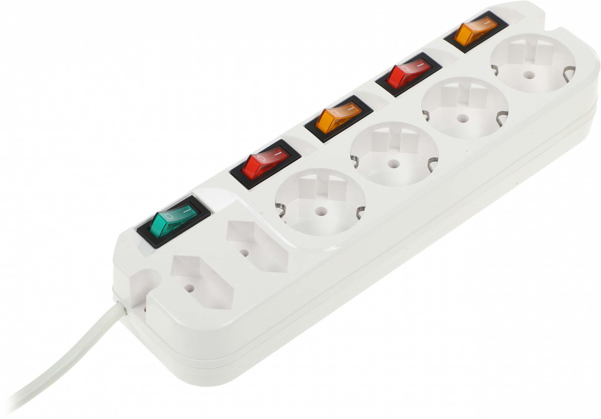 Сетевой удлинитель Most A10 5м (6 розеток) белый (коробка)