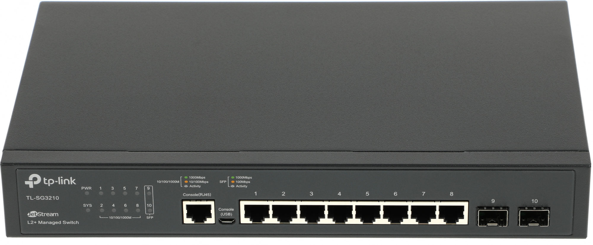 Коммутатор TP-Link SG3210 8x1Гбит/с 2SFP управляемый