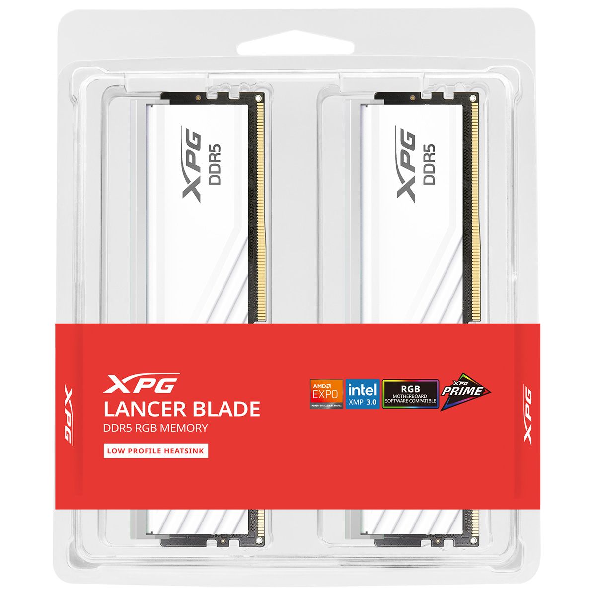 Память DDR5 2x16GB 6000MHz A-Data AX5U6000C3016G-DTLABRWH XPG Lancer Blade RGB RTL Gaming PC5-48000 