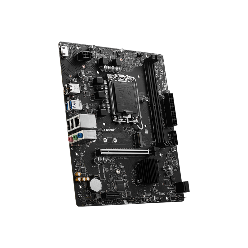 Материнская плата MSI PRO H610M-S DDR4 Soc-1700 Intel H610 2xDDR4 mATX AC`97 8ch(7.1) GbLAN+HDMI