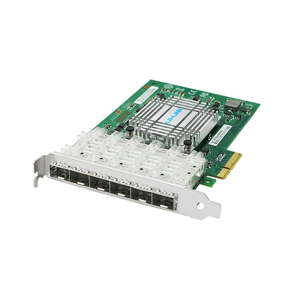 Сетевой адаптер LR-LINK LRES1006PF-6SFP Intel I350 AM 2+AM4 PCI-E x4 1GB 6 X SFP