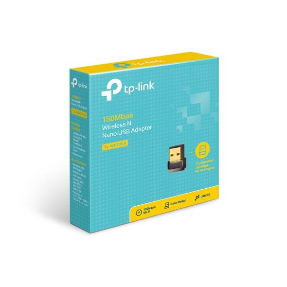 Сетевой адаптер Wi-Fi TP-Link TL-WN725N N150 USB 2.0 (ант.внутр.) 1ант.