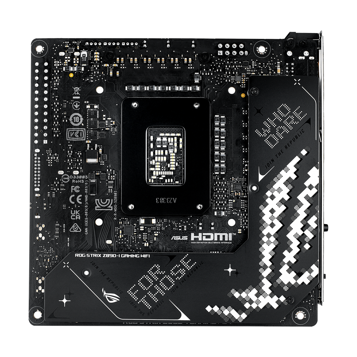 Материнская плата Asus ROG STRIX Z890-I GAMING WIFI Soc-1851 Intel Z890 2xDDR5 mini-ITX AC`97 8ch(7.