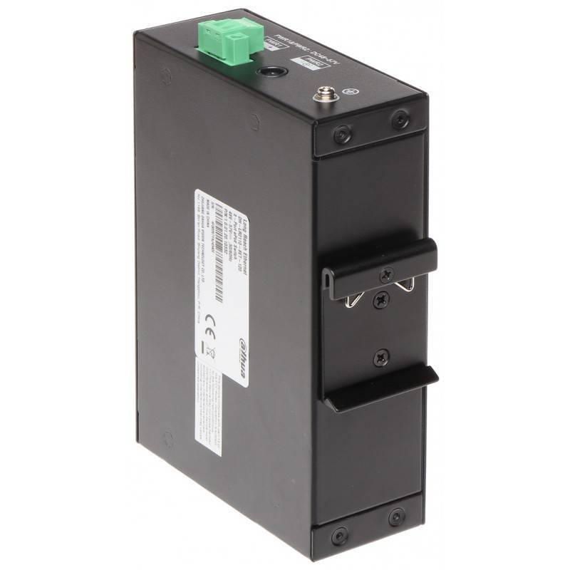 Коммутатор Dahua DH-LR2110-8ET-120 (L2) 1x100Мбит/с 8x1Гбит/с 1SFP 6PoE+ 2PoE++ 120W неуправляемый