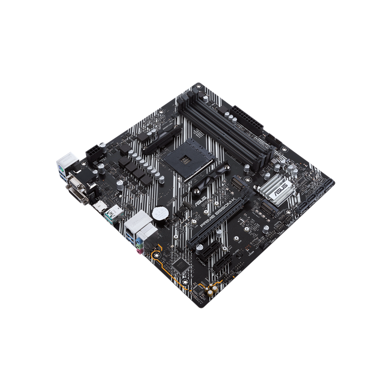 Материнская плата Asus PRIME B550M-K Soc-AM4 AMD B550 4xDDR4 mATX AC`97 8ch(7.1) GbLAN RAID+VGA+DVI+