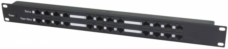 Удлинитель PoE Osnovo Midspan-12/P 10/100BASE-T 30Вт