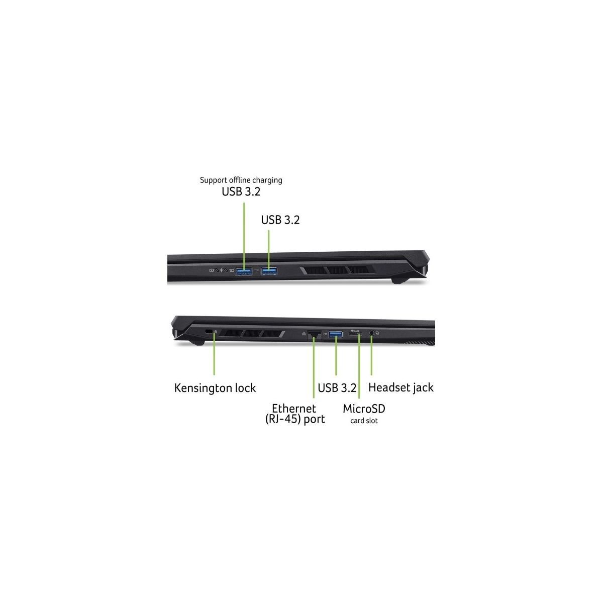 Ноутбук Acer Nitro V 17 AI ANV17-41-R6A6 Ryzen 7 260 16Gb SSD1Tb NVIDIA GeForce RTX 5060 8Gb 17.3" I