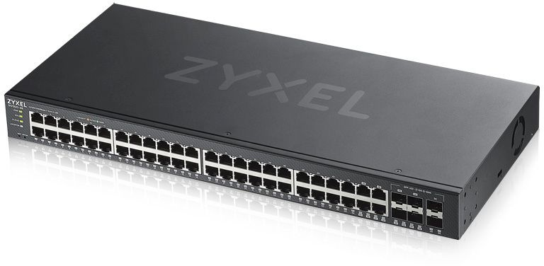 Коммутатор Zyxel GS1920-48V2-EU0101F (L2) 44x1Гбит/с 4xКомбо(1000BASE-T/SFP) 2SFP управляемый