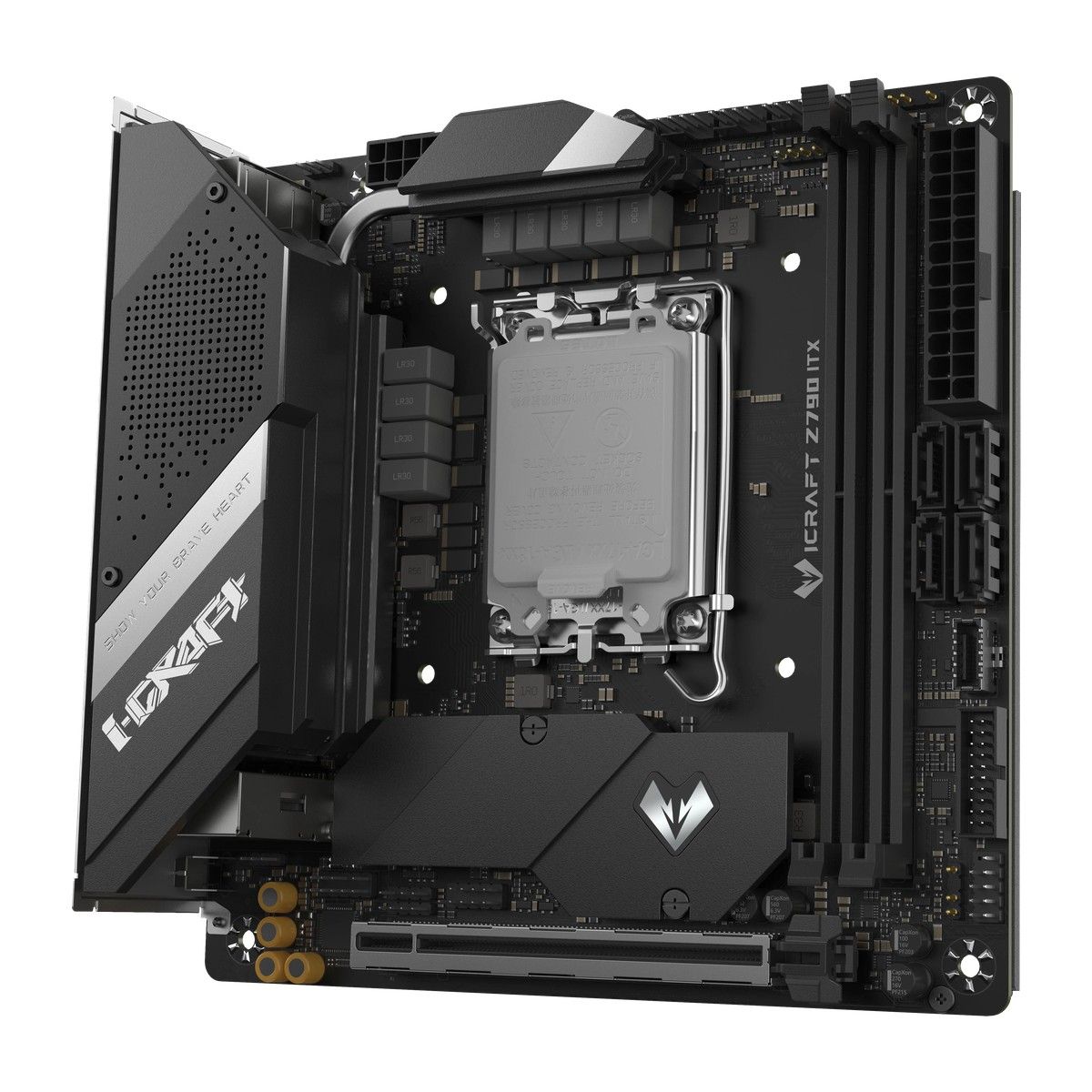 Материнская плата Maxsun MS-iCraft Z790ITX WIFI Z790, LGA1700, 2*DDR5, 1*PCIEx16, 2*M.2, 6*USB3.2Gen