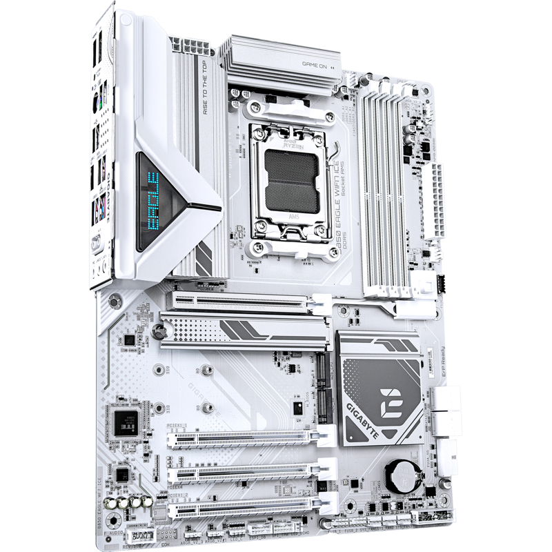 Материнская плата Gigabyte B850 EAGLE WF7 ICE Socket AM5 AMD B850 4xDDR5 ATX AC`97 8ch(7.1) 2.5Gg RA