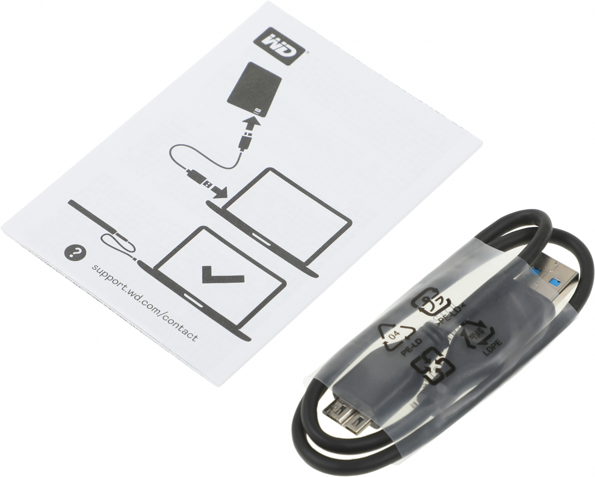 Жесткий диск WD USB3.0 4TB WDBU6Y0040BBK-WESN Elements Portable 2.5" черный