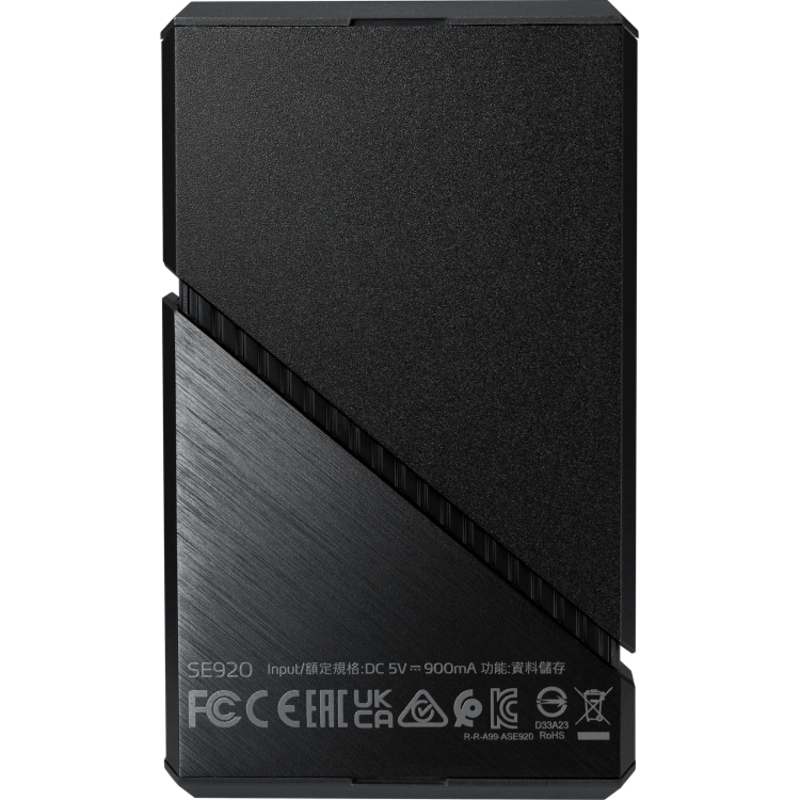 Накопитель SSD A-Data USB-C 4.0 2TB SE920-2TCBK SE920 2.5" черный