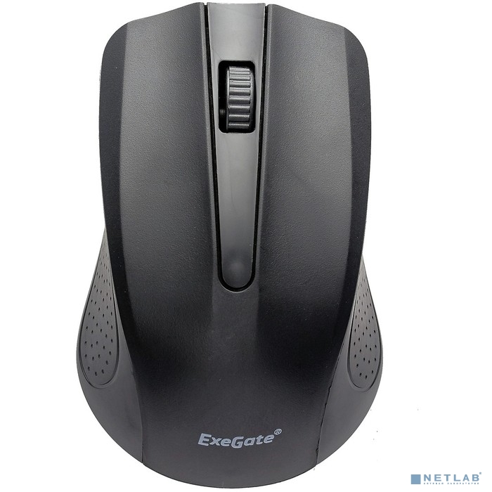 Exegate EX279045RUS Беспроводная мышь ExeGate SR-9023 <black, optical, 3btn/scroll, 1200dpi, USB> Co