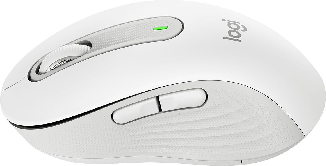 Мышь Logitech M650 белый/серый оптическая 4000dpi беспров. BT/Radio USB 4but (910-006255)