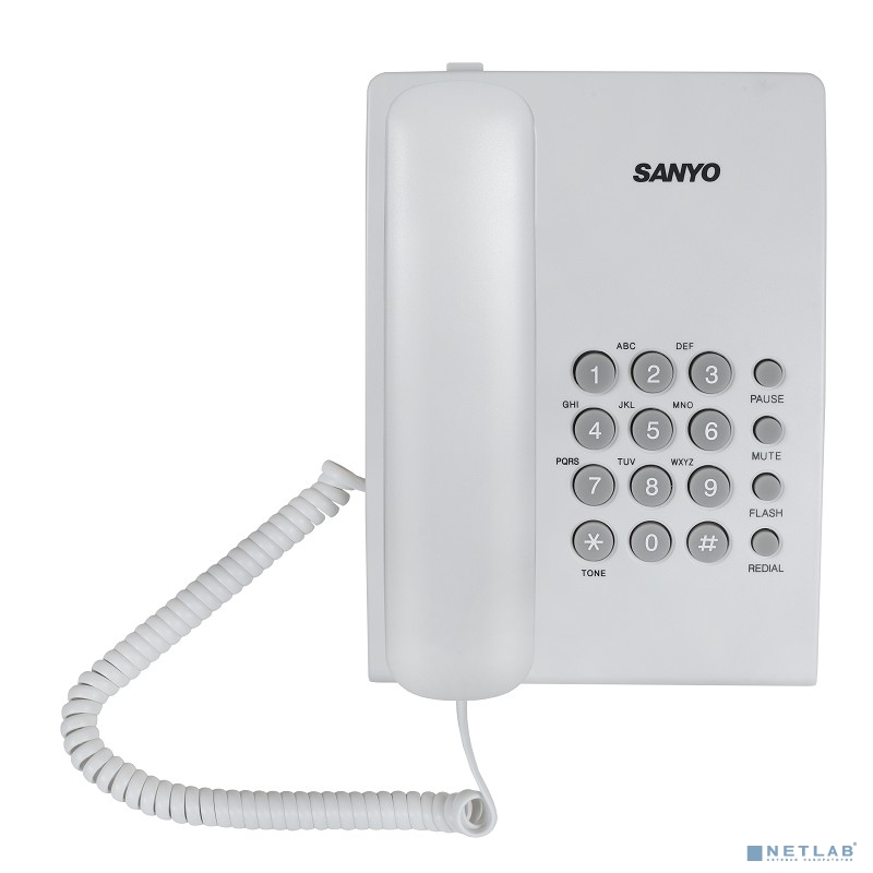 Телефон проводной Sanyo RA-S204W белый