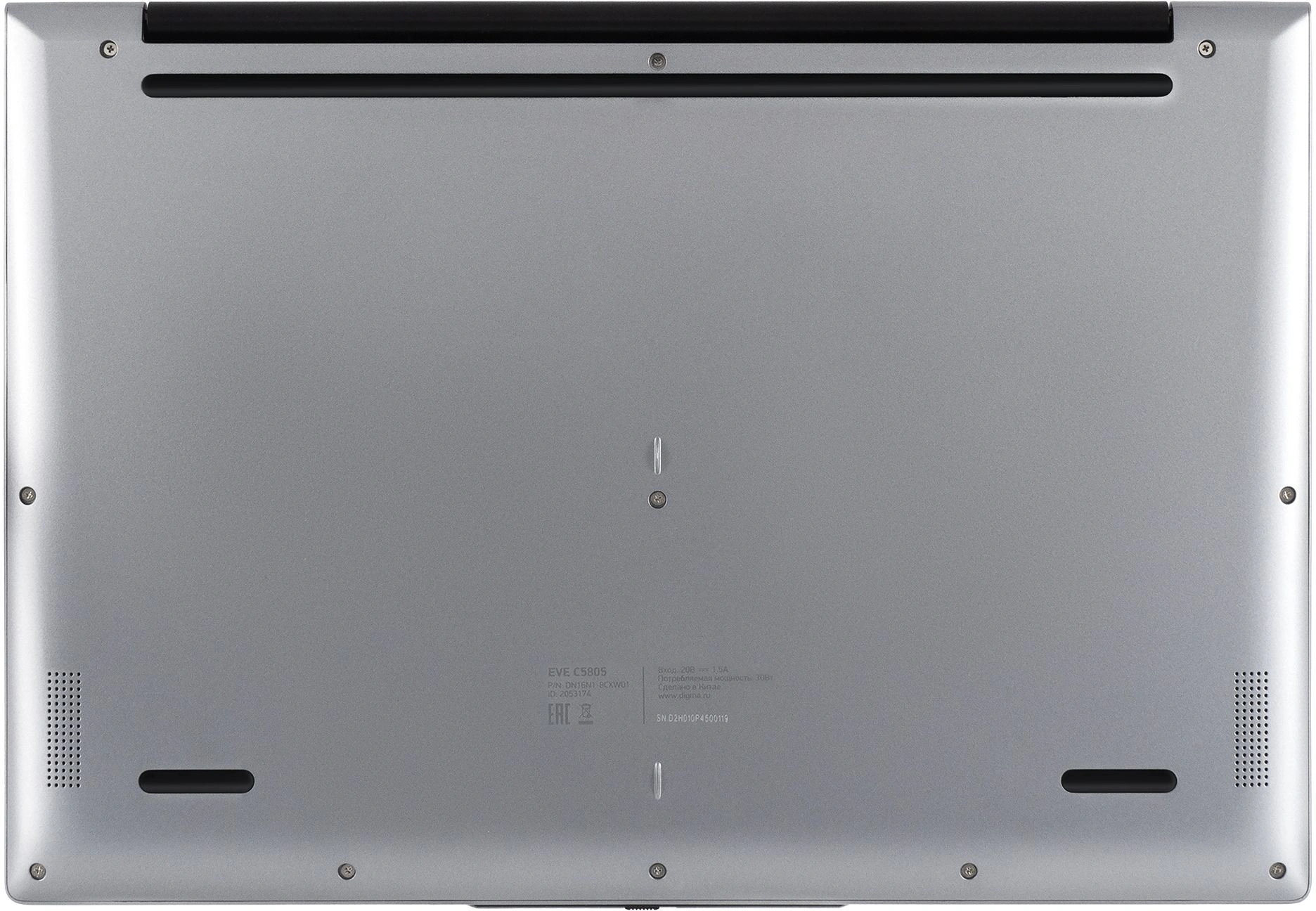 Ноутбук Digma EVE C5805 N-series N100 8Gb SSD256Gb Intel UHD Graphics 16" IPS WUXGA (1920x1200) Wind