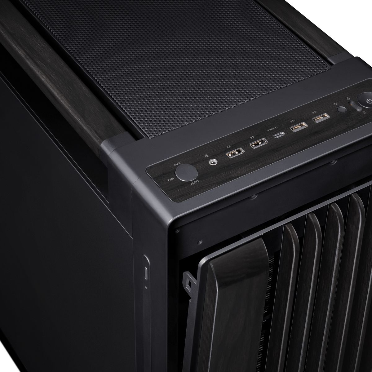 Корпус  PROART PA602 WOOD METAL PWM BLACK