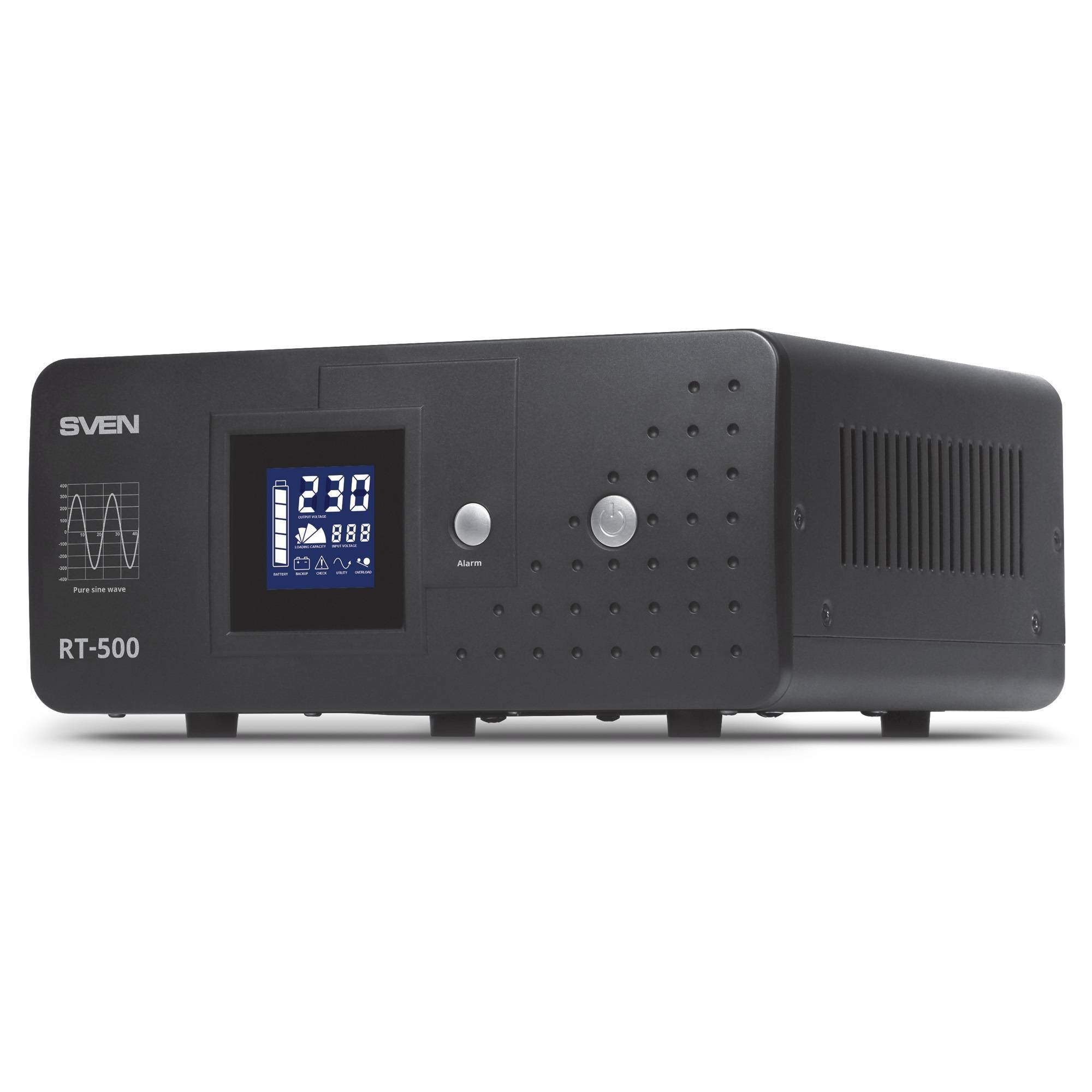 ИБП SVEN RT-500 Line-interactive 500VA/300W (SV-013097)