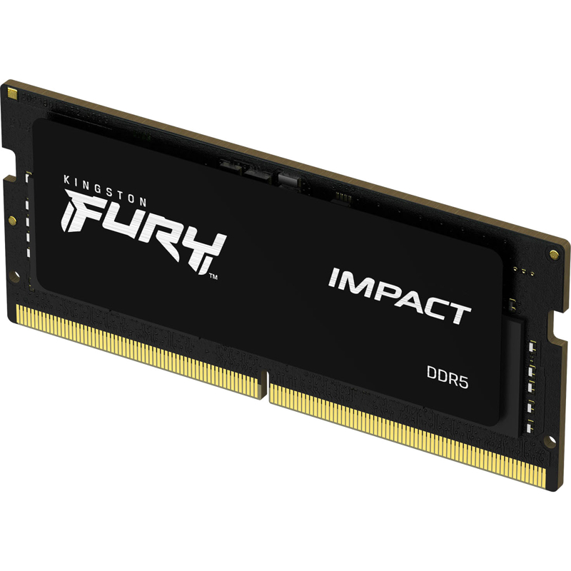 Память DDR5 16GB 6400MHz Kingston KF564S38IB-16 Fury Impact RTL PC5-51200 CL38 SO-DIMM ECC 262-pin 1