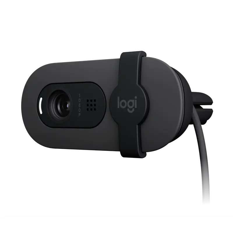 Камера Web Logitech HD Webcam Brio 105 графитовый 2Mpix (1920x1080) USB2.0 с микрофоном для ноутбука