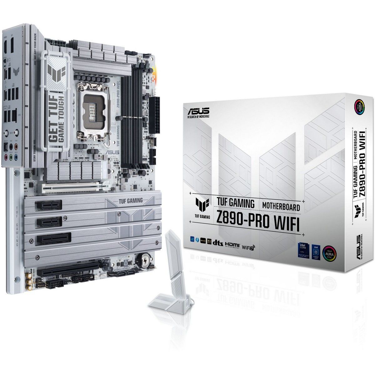 Материнская плата Asus TUF GAMING Z890-PRO WIFI Soc-1851 Intel Z890 4xDDR5 ATX AC`97 8ch(7.1) 2.5Gg 