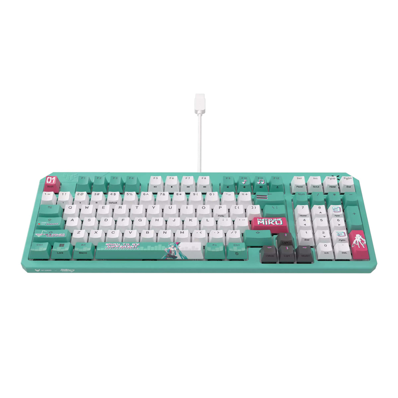 Клавиатура ASUS RA09 TUF GAMING K3 GEN II MIKU/RD/RU/PBT (90MP0460-BKRA30)