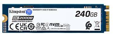 Накопитель SSD Kingston PCIe 4.0 x4 240GB SEDC2000BM8/240G DC2000B M.2 2280 0.4 DWPD