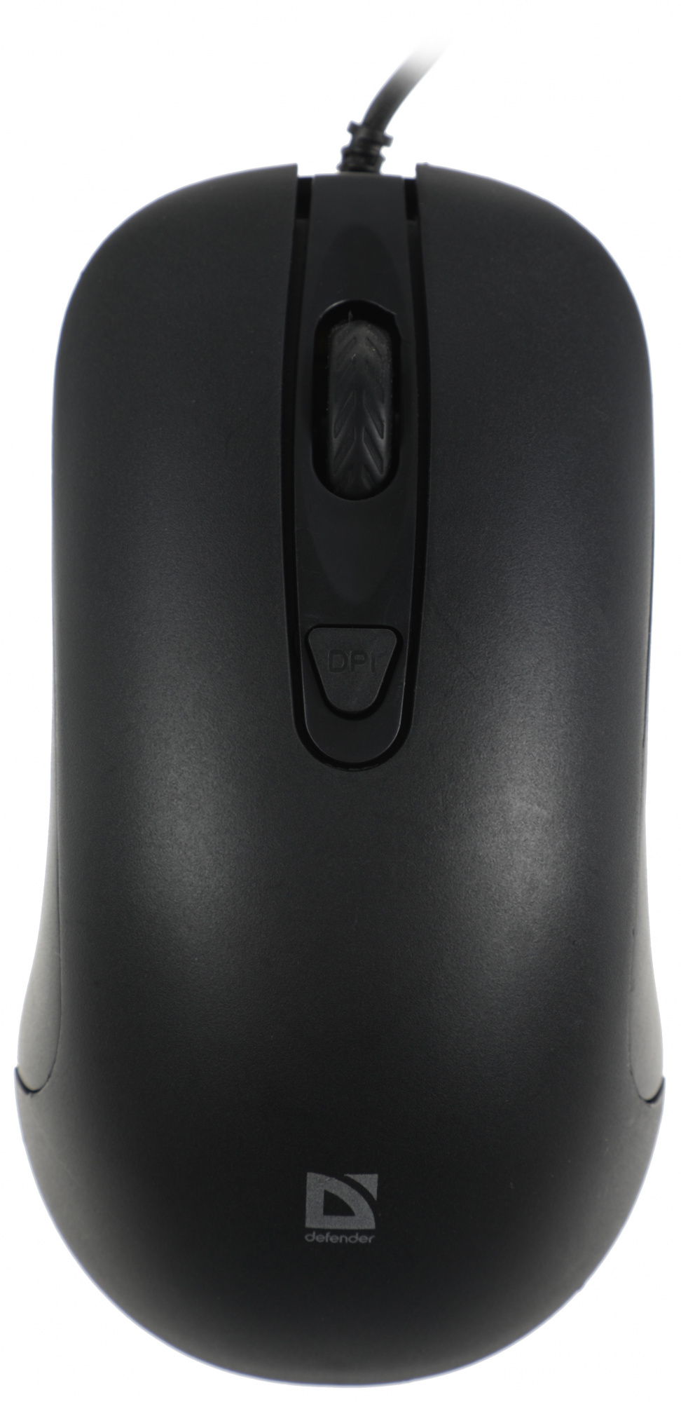 Мышь Defender MB-230 черный оптическая 1600dpi USB 2but (52231)