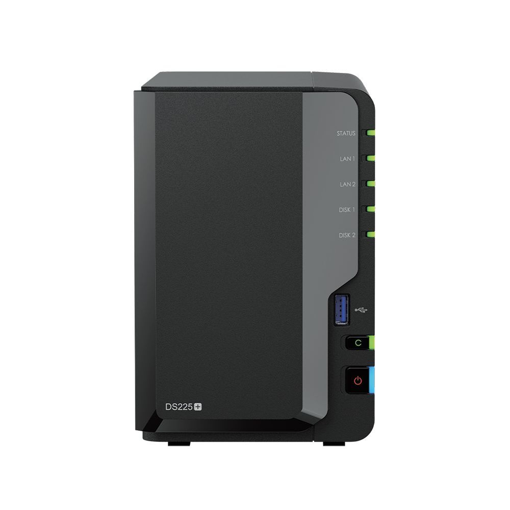 СХД настольное исполнение 2BAY NO HDD DS225+ SYNOLOGY