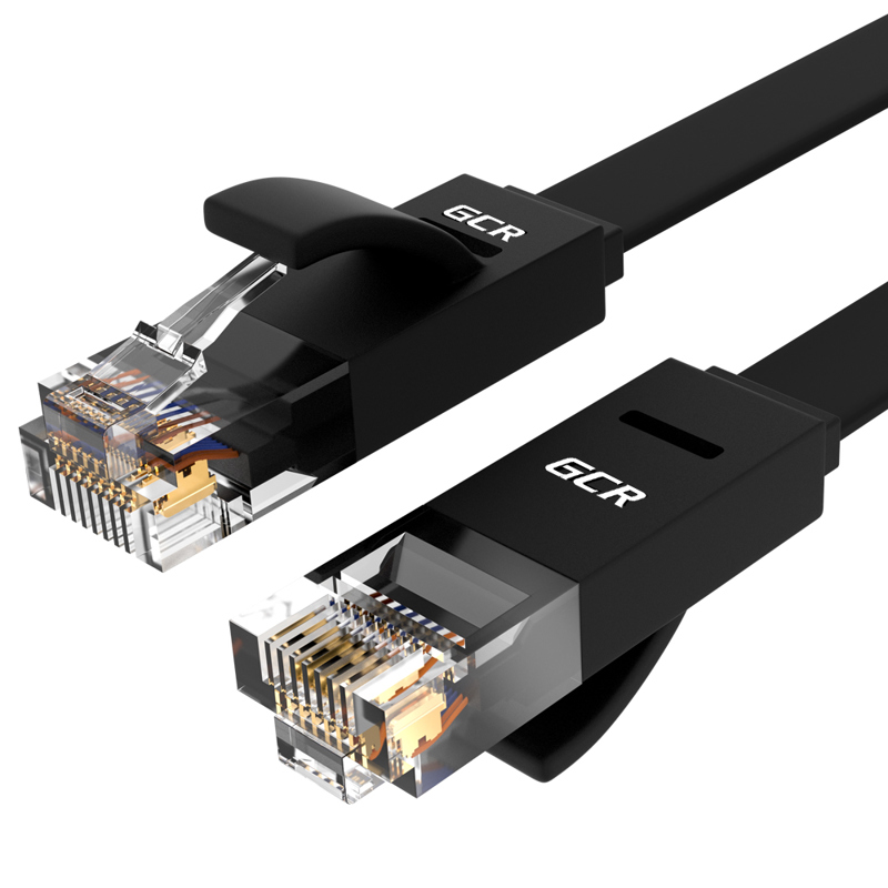 Greenconnect RJ45(m) - RJ45(m) Cat. 6 U/UTP PVC 15м чёрный