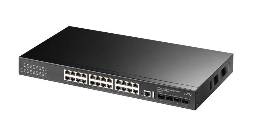 Коммутатор Cudy GS5024S4 (L3) 24x1Гбит/с 4SFP+ управляемый