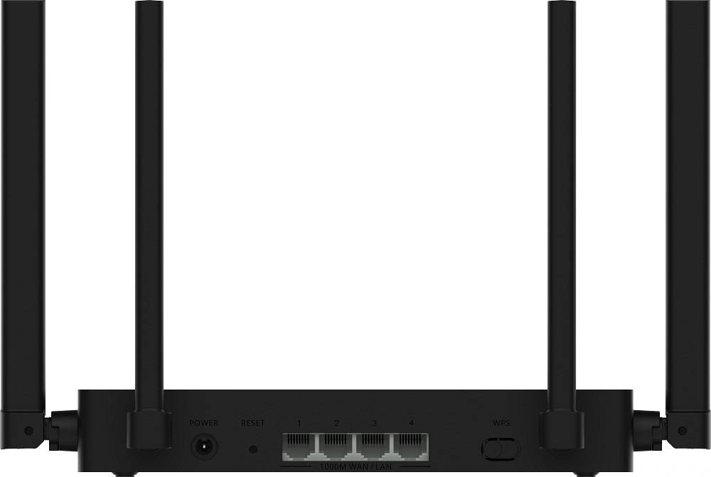 Роутер беспроводной Huawei WiFi AX1 WS5203-23 (53030CTF) AC1200 10/100/1000BASE-T черный