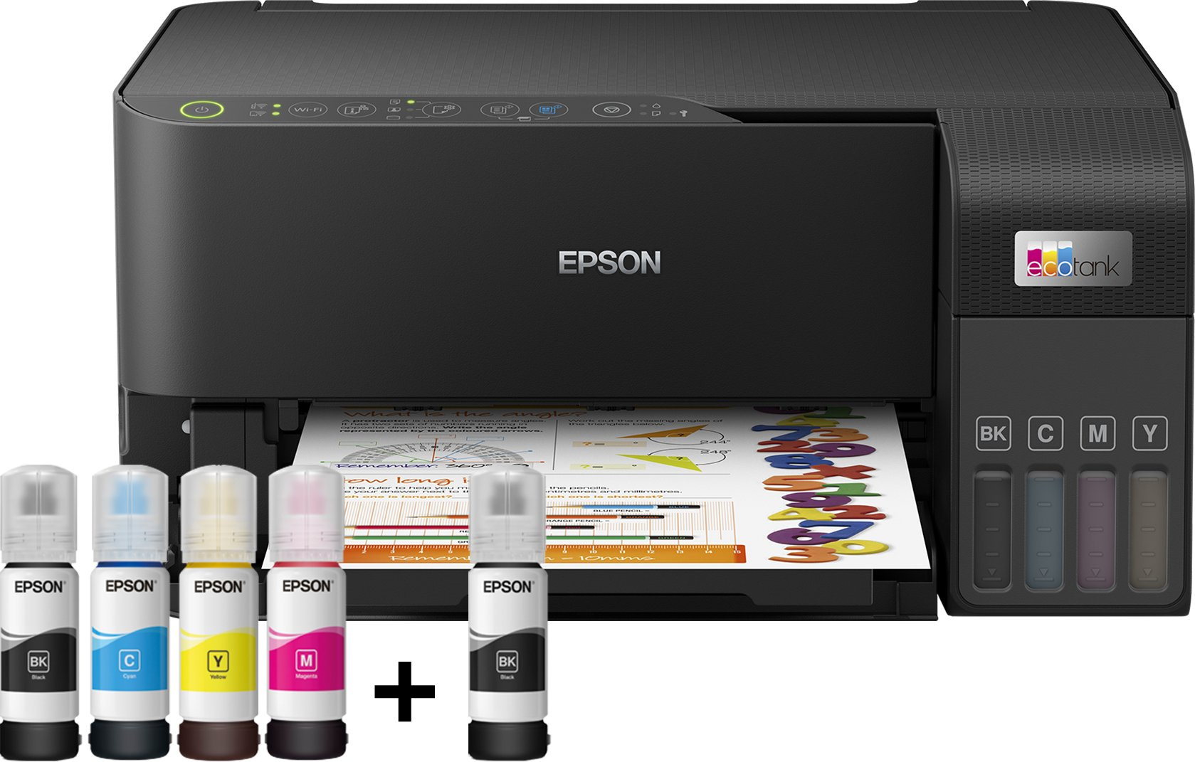 МФУ струйный Epson EcoTank L3550 (C11CK59405/C11CK59506) A4 WiFi черный