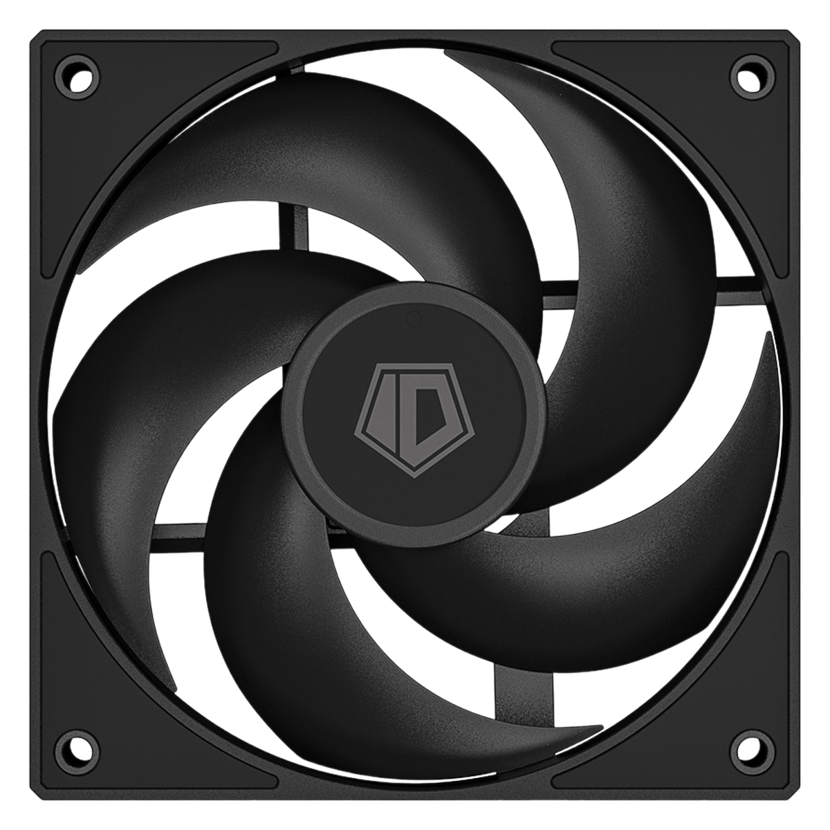 Вентилятор для корпуса ID-Cooling AS-120-K 120х120x25 черный 4-pin 30дБ Ret
