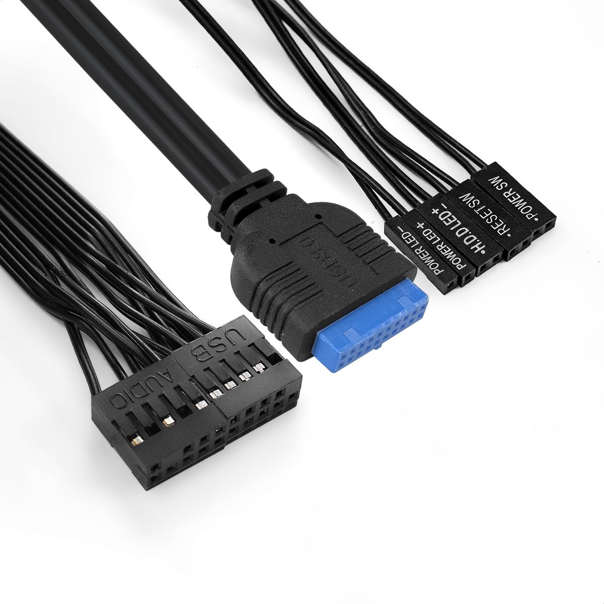 Корпус Minitower ExeGate BA-204U  (mATX, без БП, 2*USB+2*USB3.0, аудио, черный)