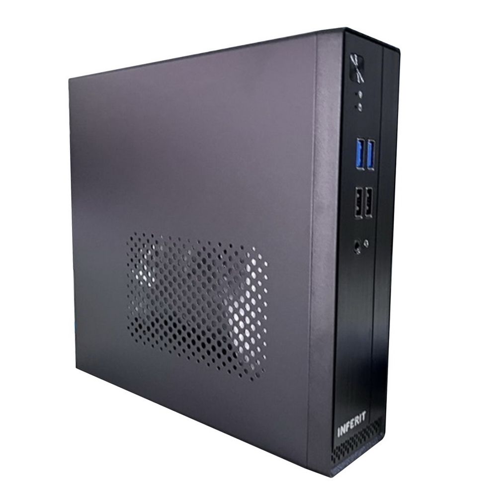 Корпус FoxLine FL-105-AD120-DC-INF (FL-105-AD120-DC-INF) |FL-105-AD120-DC-INF| mITX case (2L), 2*USB